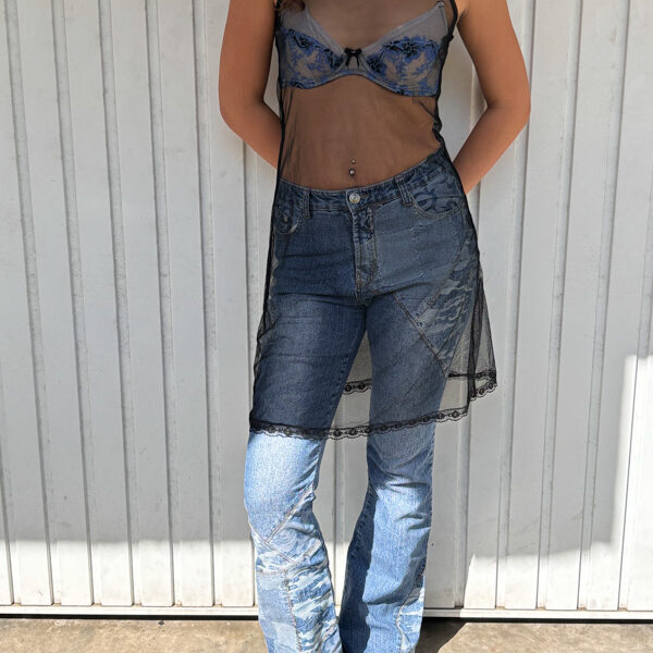 Robe en tule noir