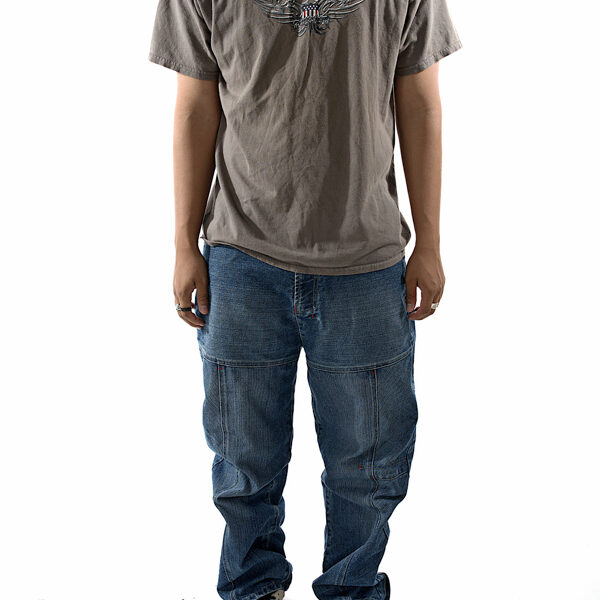 T-shirt kaki America